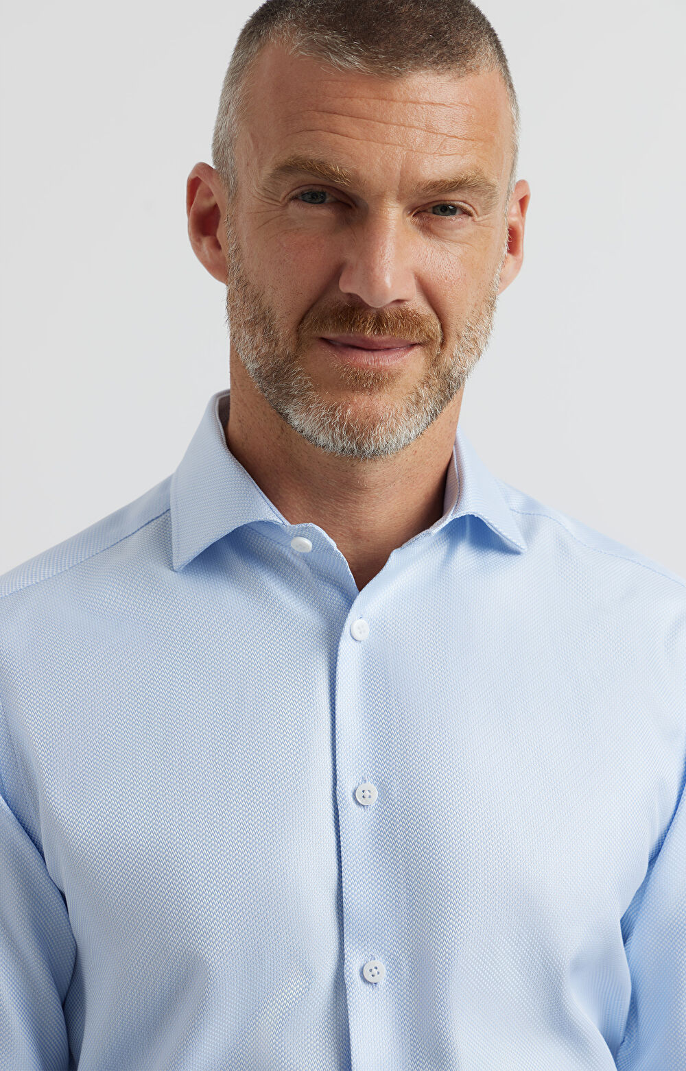 Koszula slim w mikrowzór - 3