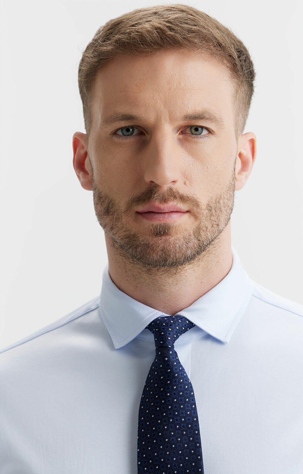 Dzianinowa koszula slim - 8