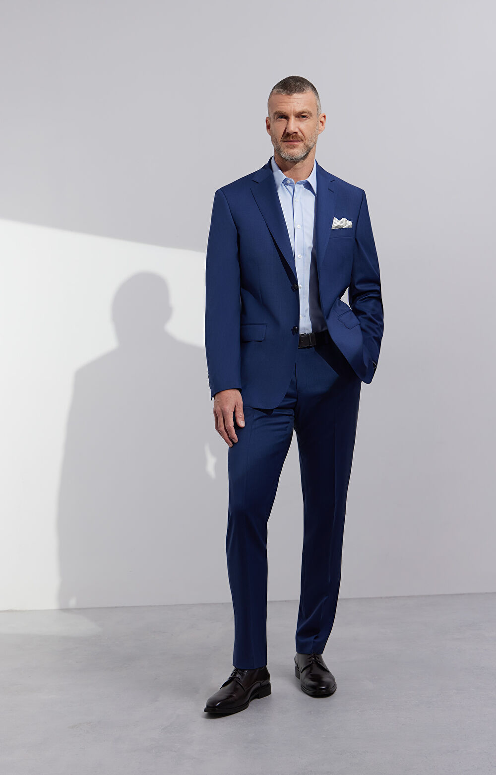 Jasnoniebieska koszula długi rękaw VISTULA - 6