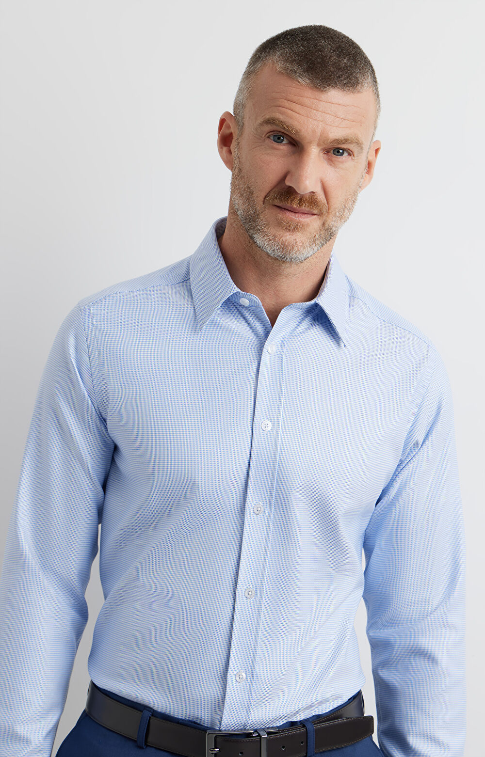 Jasnoniebieska koszula długi rękaw VISTULA - 2