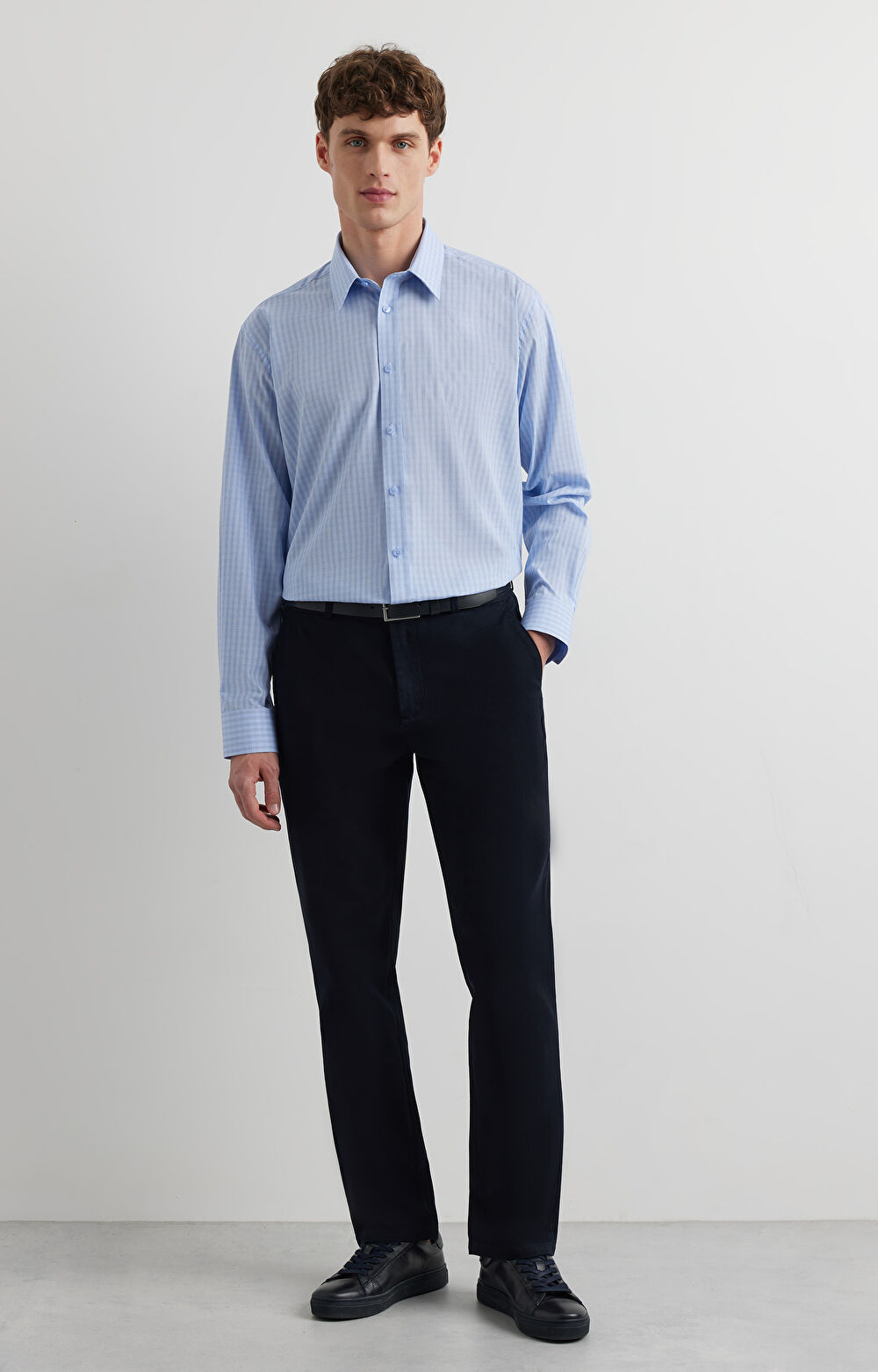 Koszula regular w kratę - 4