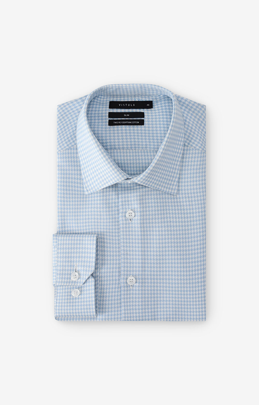 Koszula slim w mikrowzór - 7
