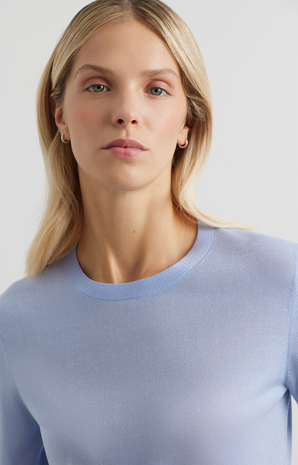 T-shirt swetrowy slim - 5