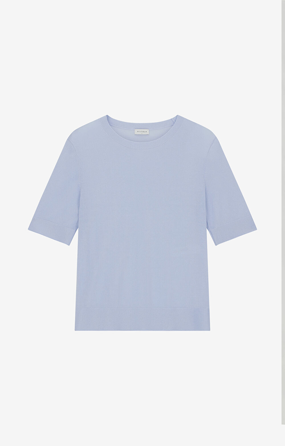 T-shirt swetrowy slim - 2