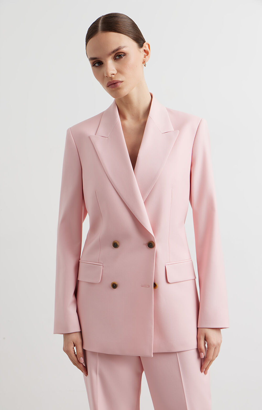 Dwurzędowa marynarka slim do garnituru - Mix&Match - 2