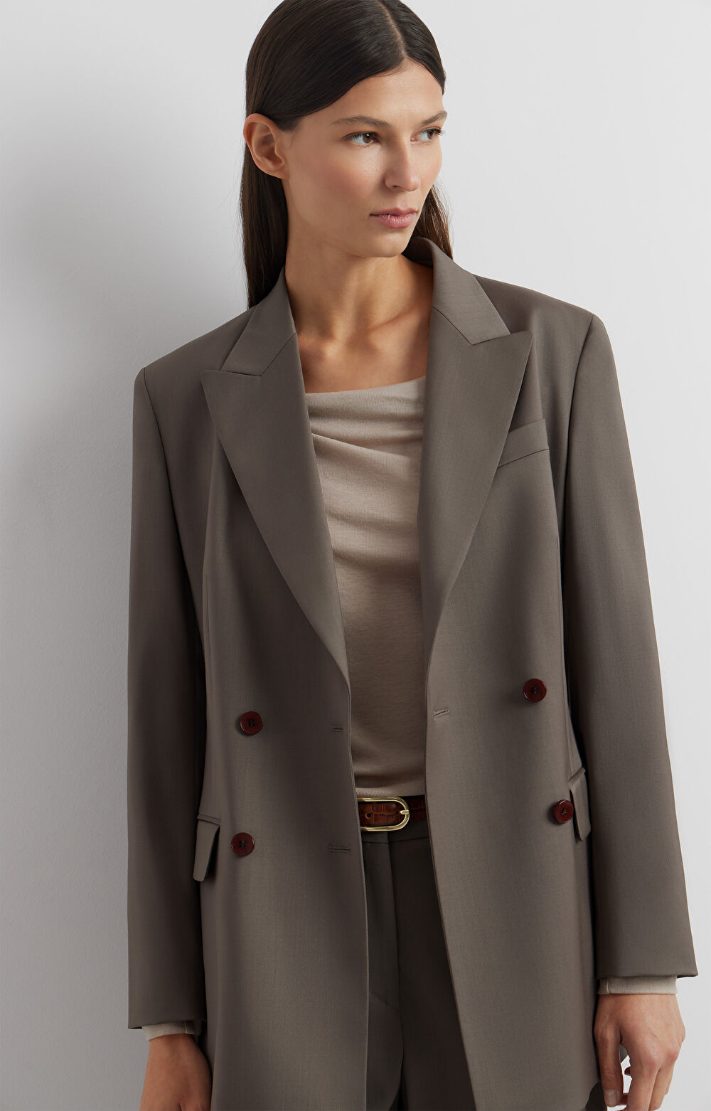 Dwurzędowa marynarka slim do garnituru - Mix&Match - 8