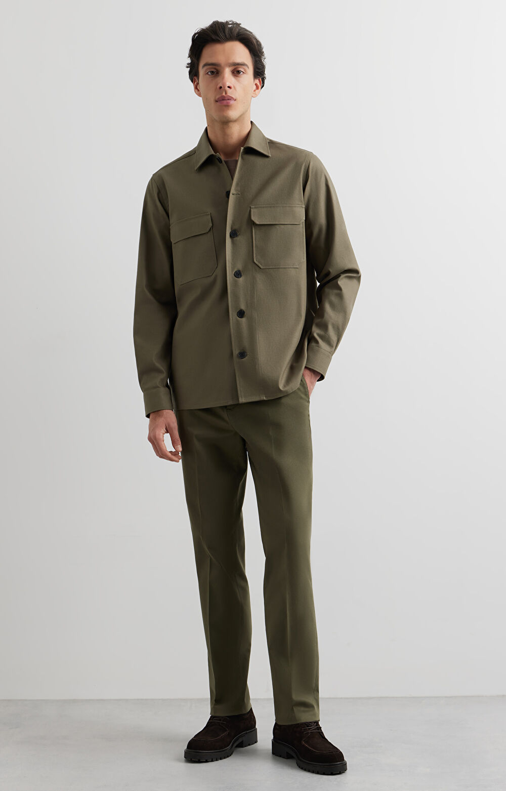 Koszula regular z kieszeniami - 3