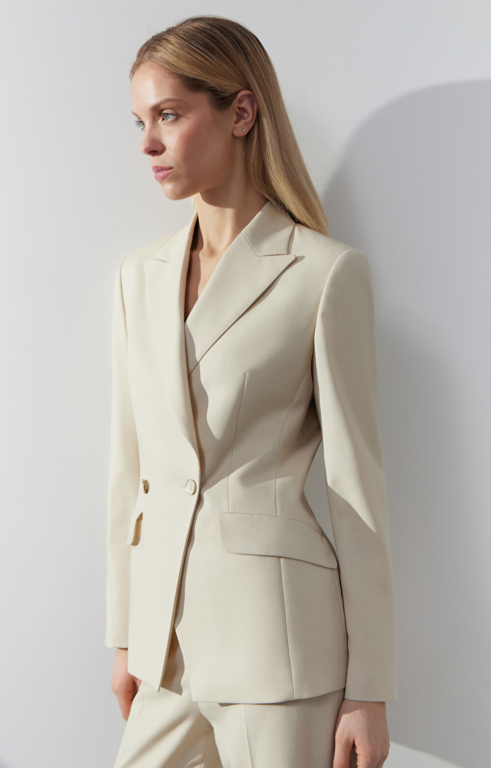 Dwurzędowa marynarka slim do garnituru - Mix&Match - 6