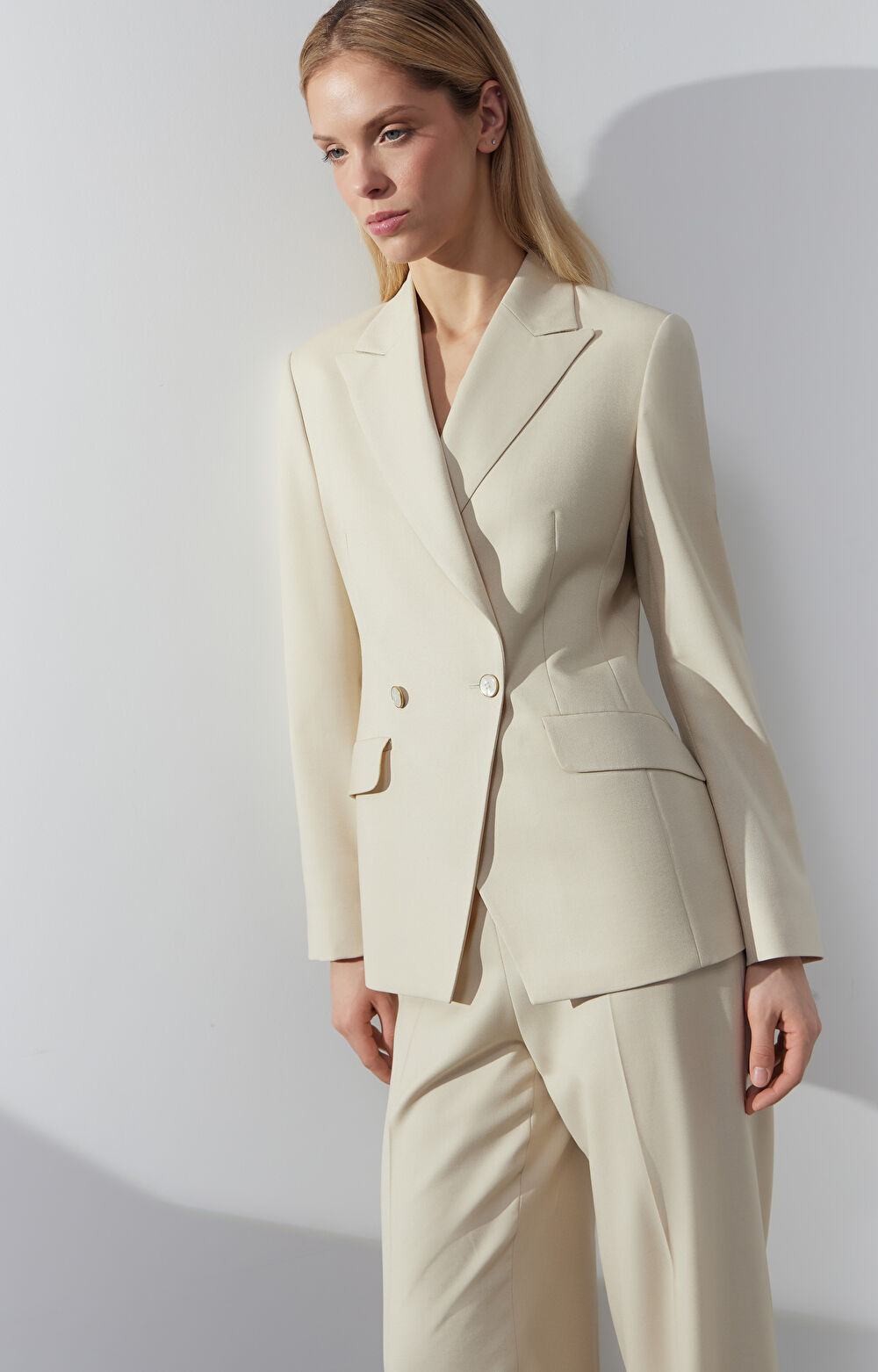 Dwurzędowa marynarka slim do garnituru - Mix&Match - 7