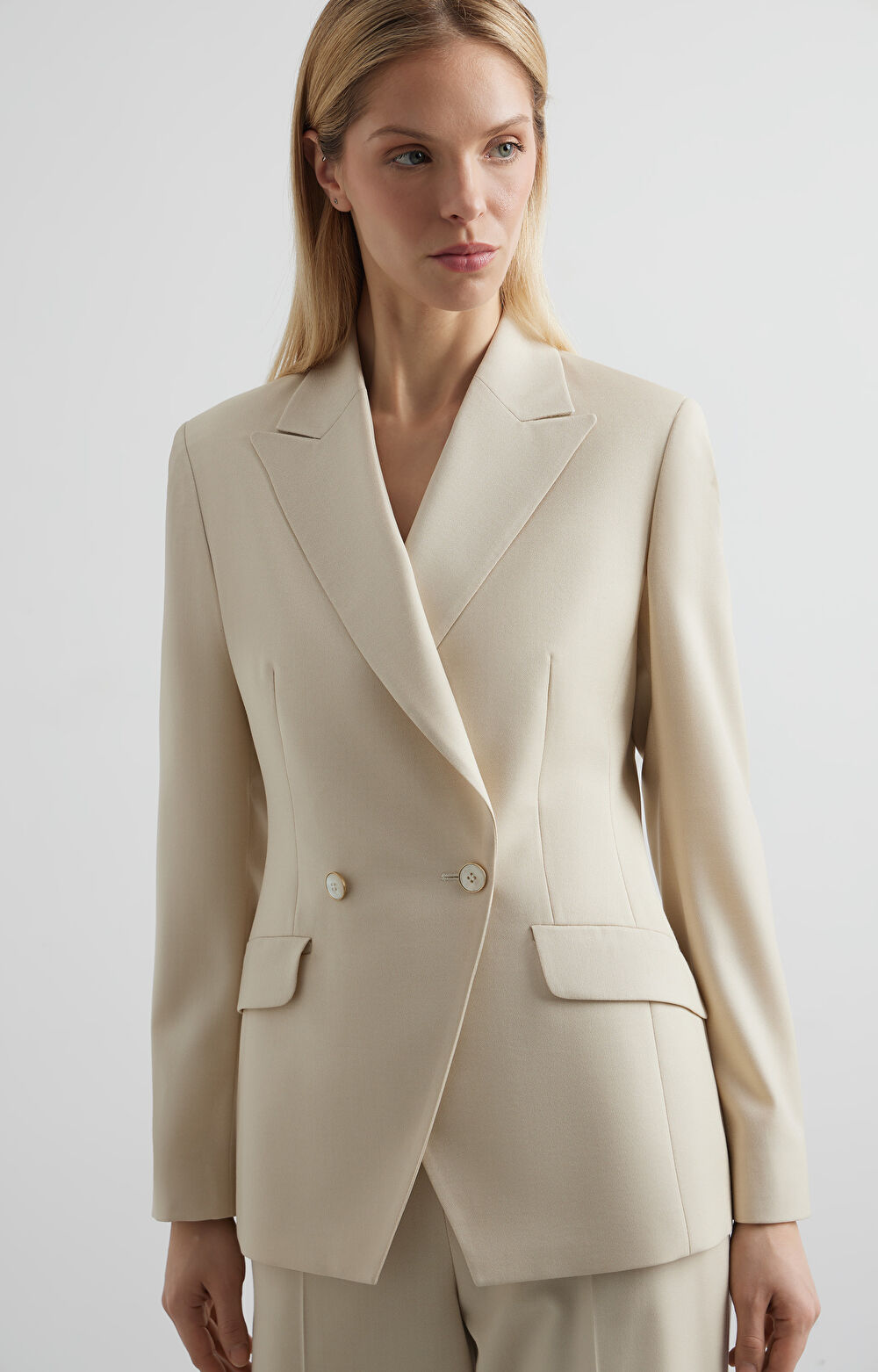 Dwurzędowa marynarka slim do garnituru - Mix&Match - 5