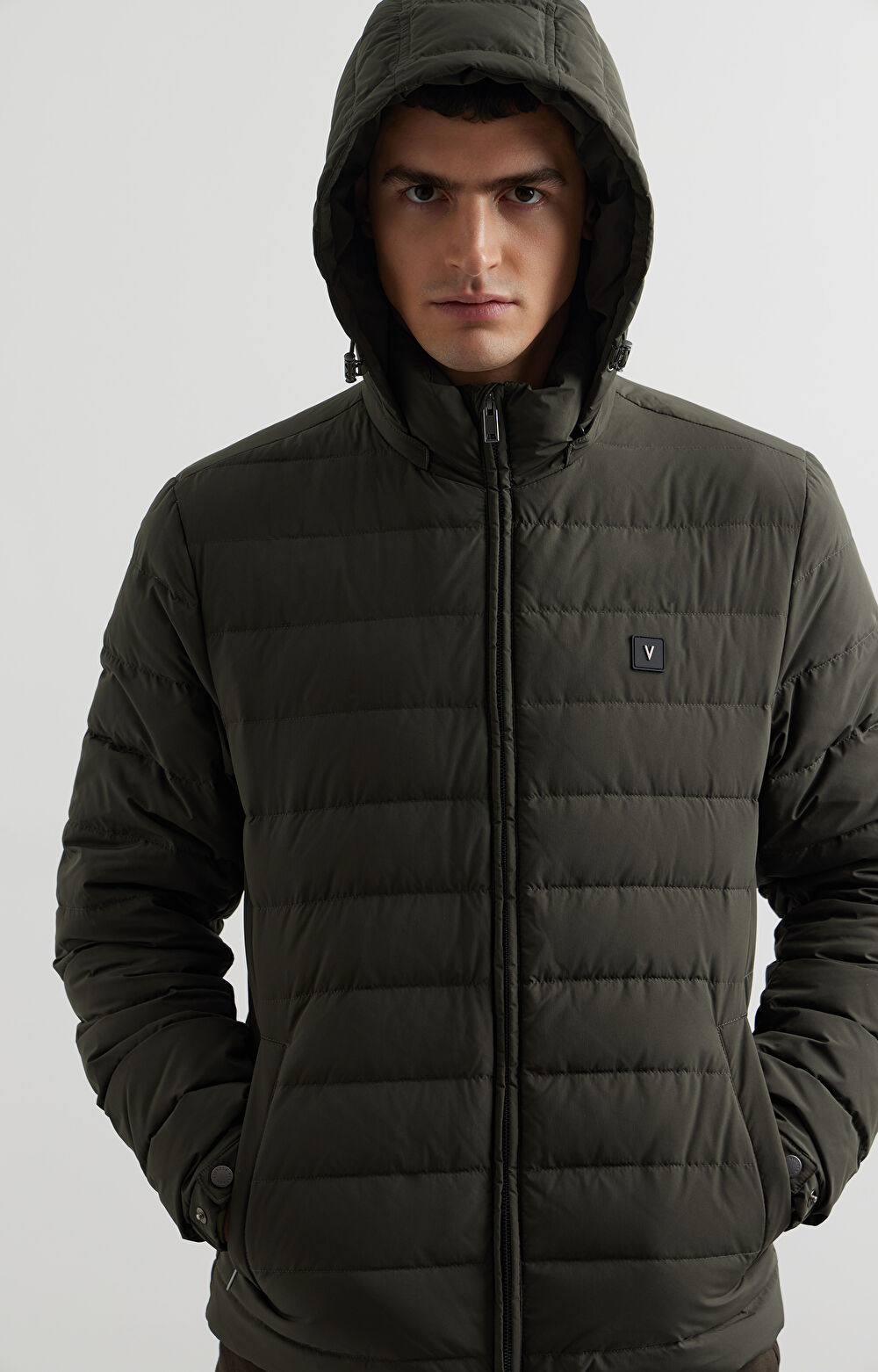 Puchowa kurtka regular - 8