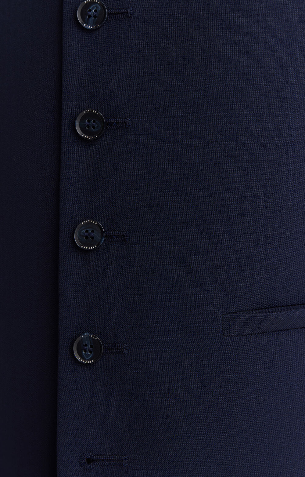 Kamizelka super slim z włoskiej wełny - 6