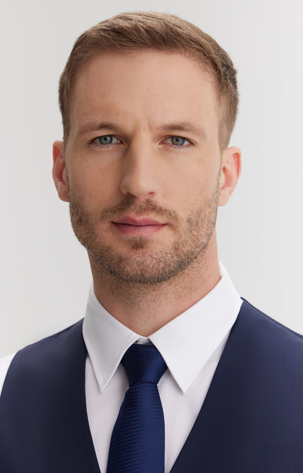 Kamizelka super slim z włoskiej wełny - 4