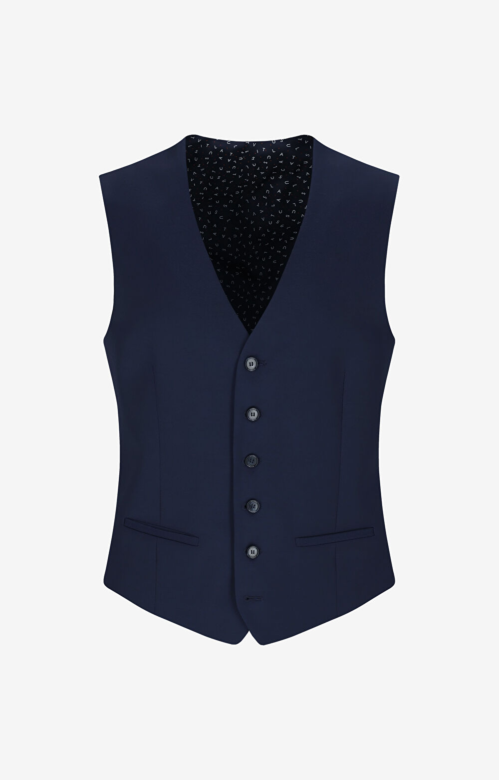 Kamizelka super slim z włoskiej wełny - 2