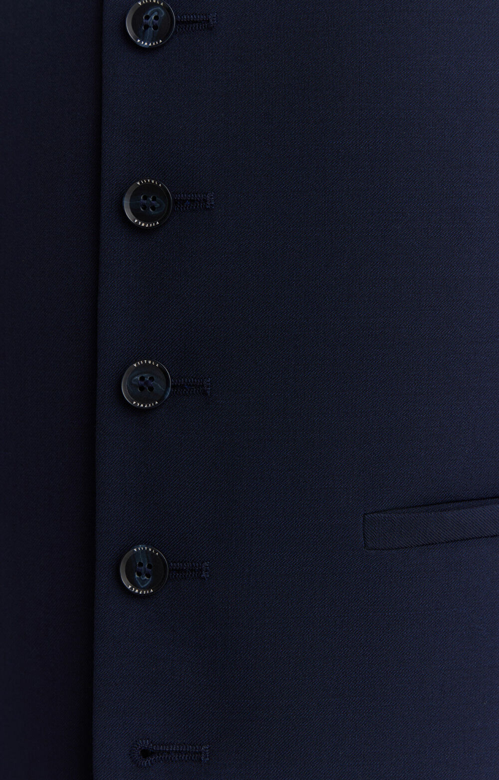 Kamizelka super slim z włoskiej wełny - 5