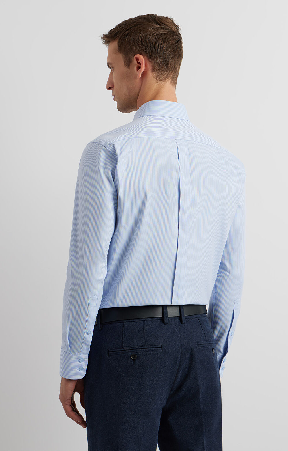 Koszula slim w prążek - 4
