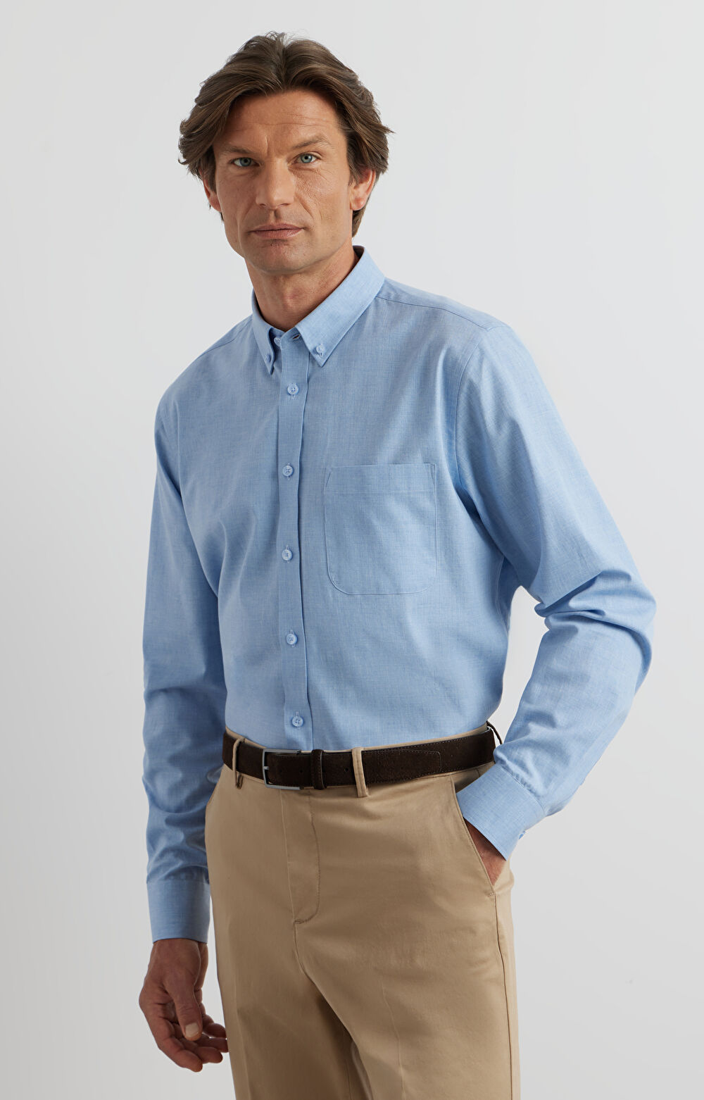 Koszula regular z kieszonką