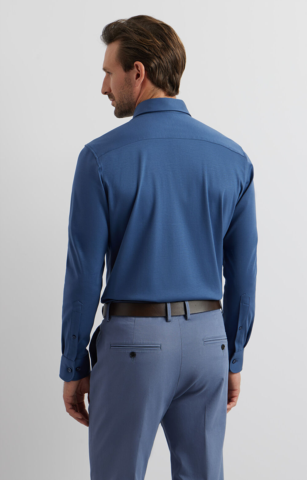 Dzianinowa koszula slim - 3