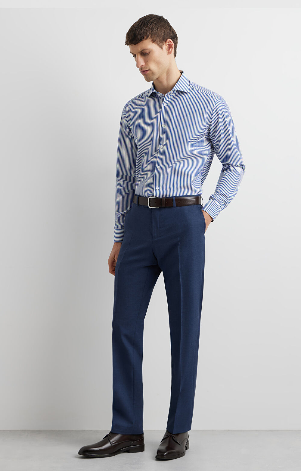 Koszula slim w paski - 5