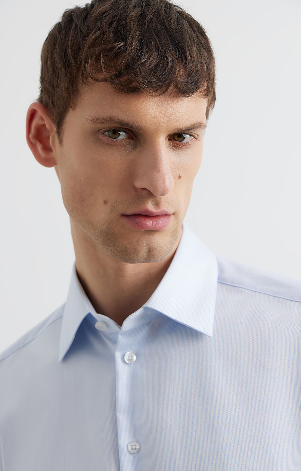 Koszula slim w mikrowzór - 4