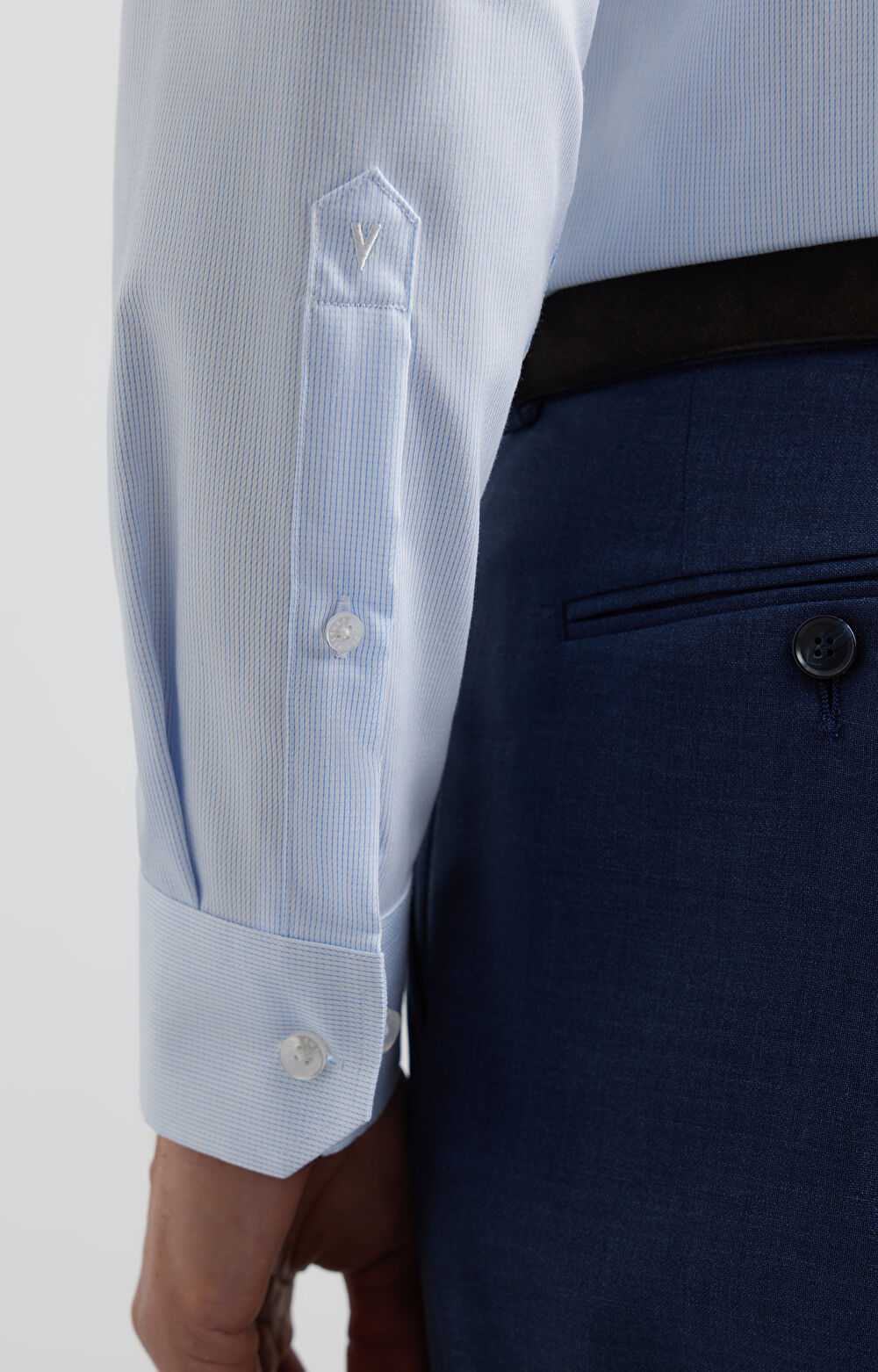 Koszula slim w mikrowzór - 7