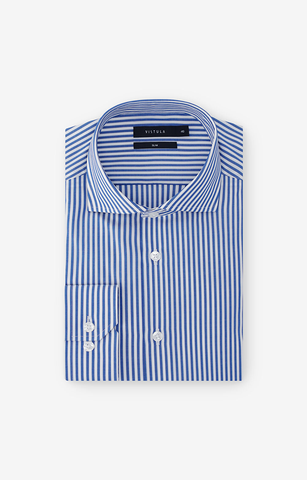 Koszula slim w paski - 2
