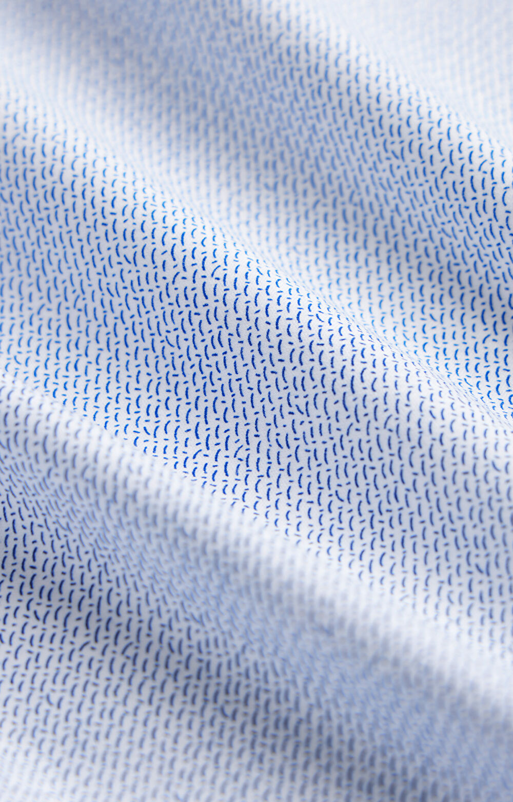 Dzianinowa koszula slim w mikrowzór - 7