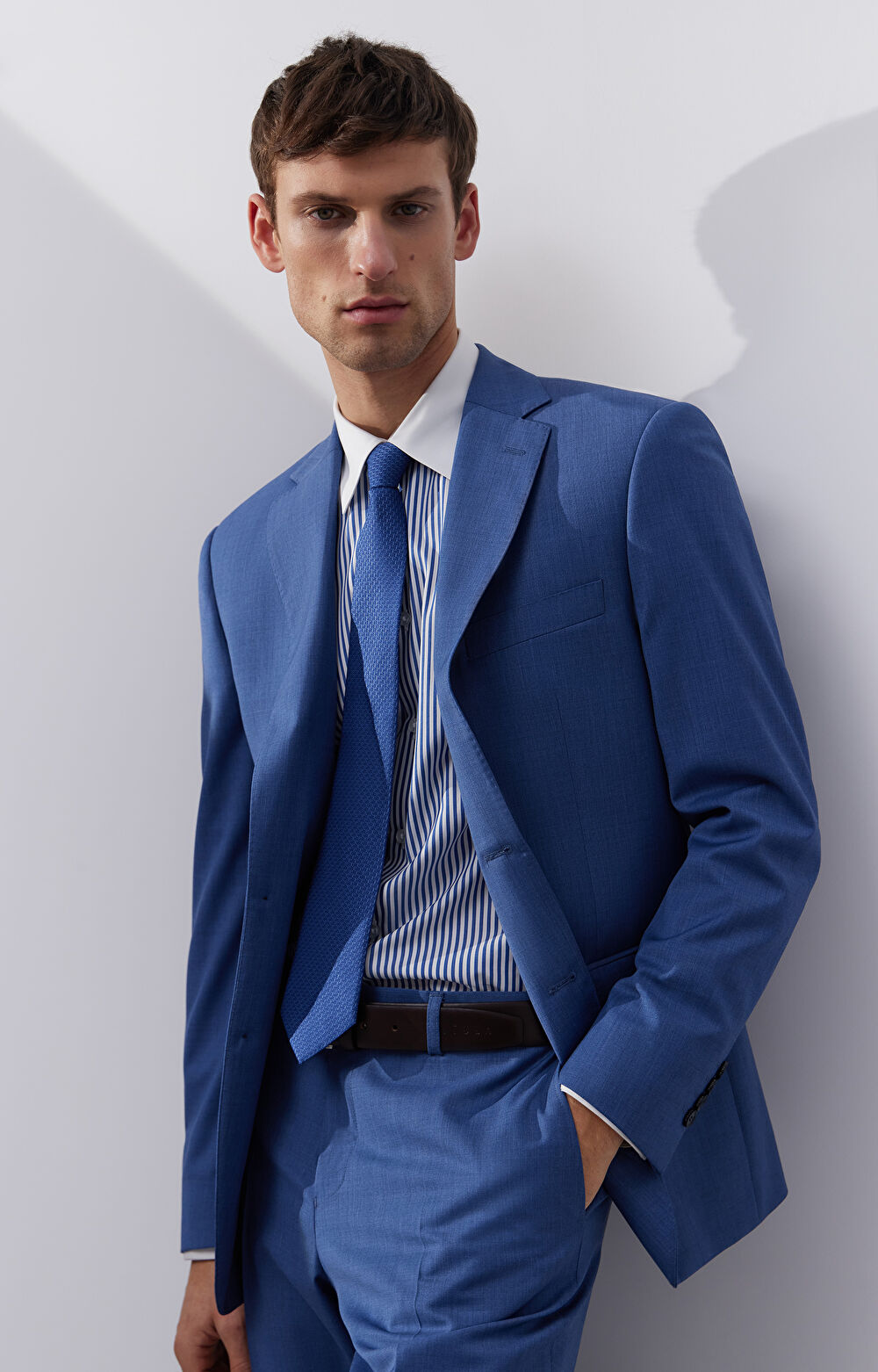 Koszula slim w paski - 10