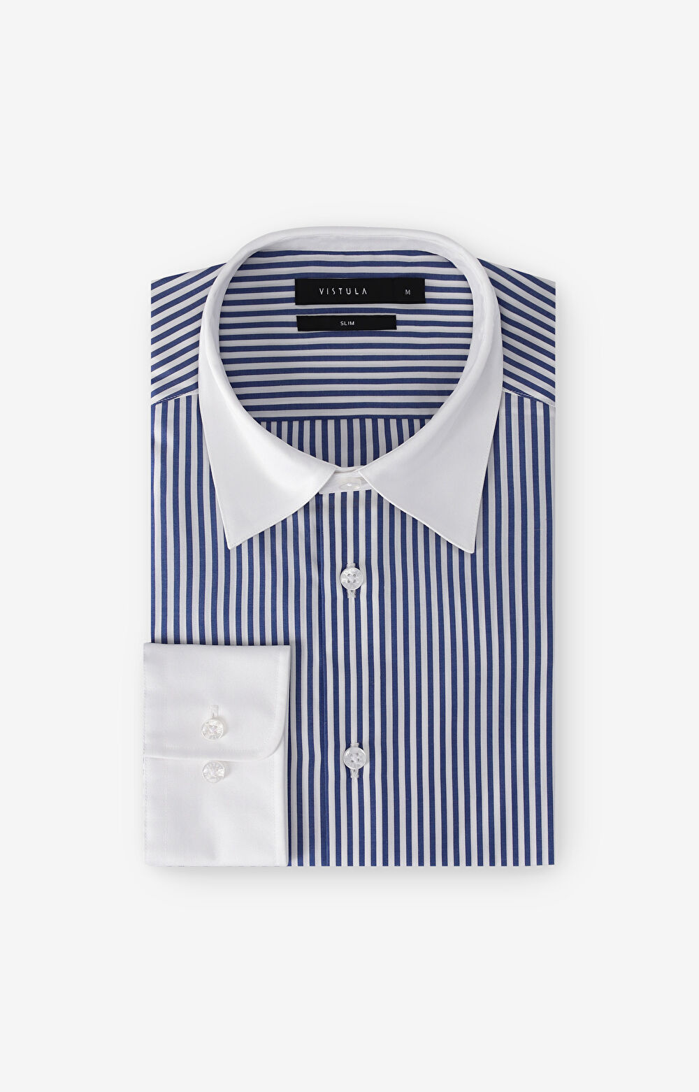 Koszula slim w paski - 2