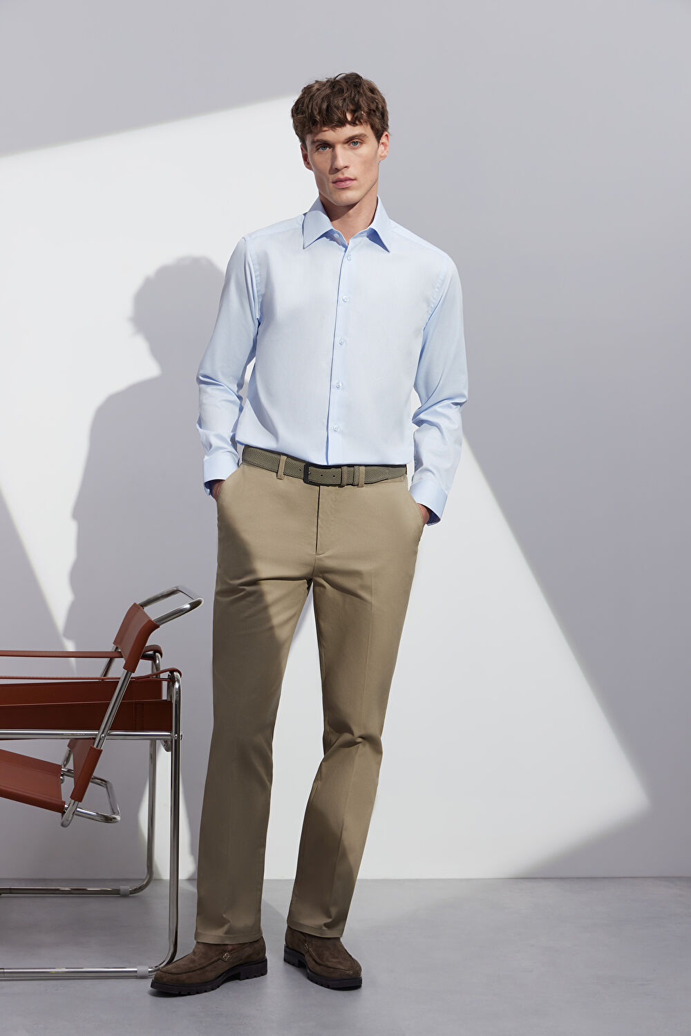 Koszula slim w prążek - 10