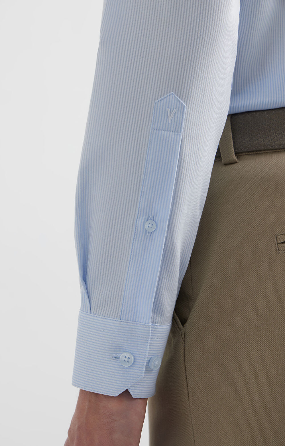 Koszula slim w prążek - 6