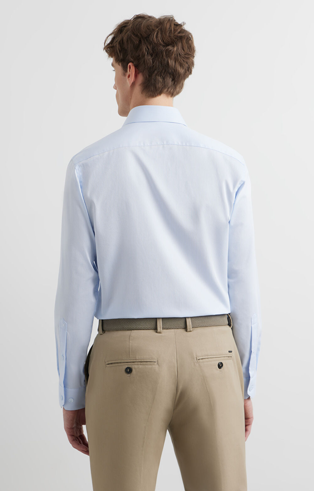 Koszula slim w prążek - 4