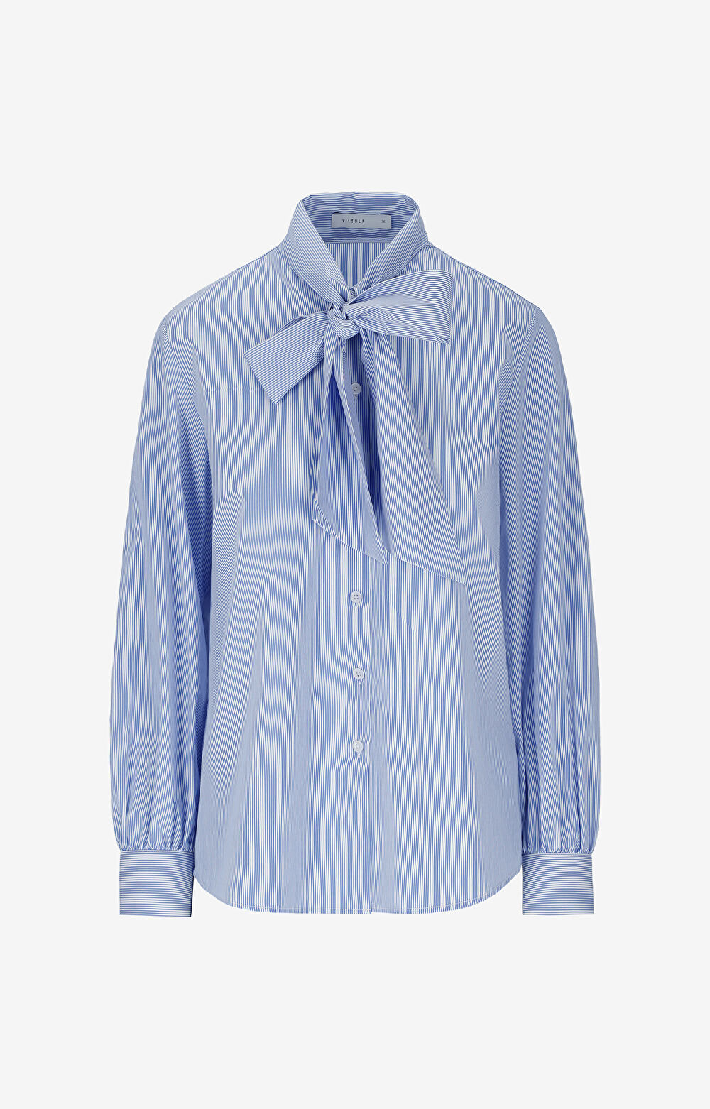 Koszula slim z wiązaniem - 2