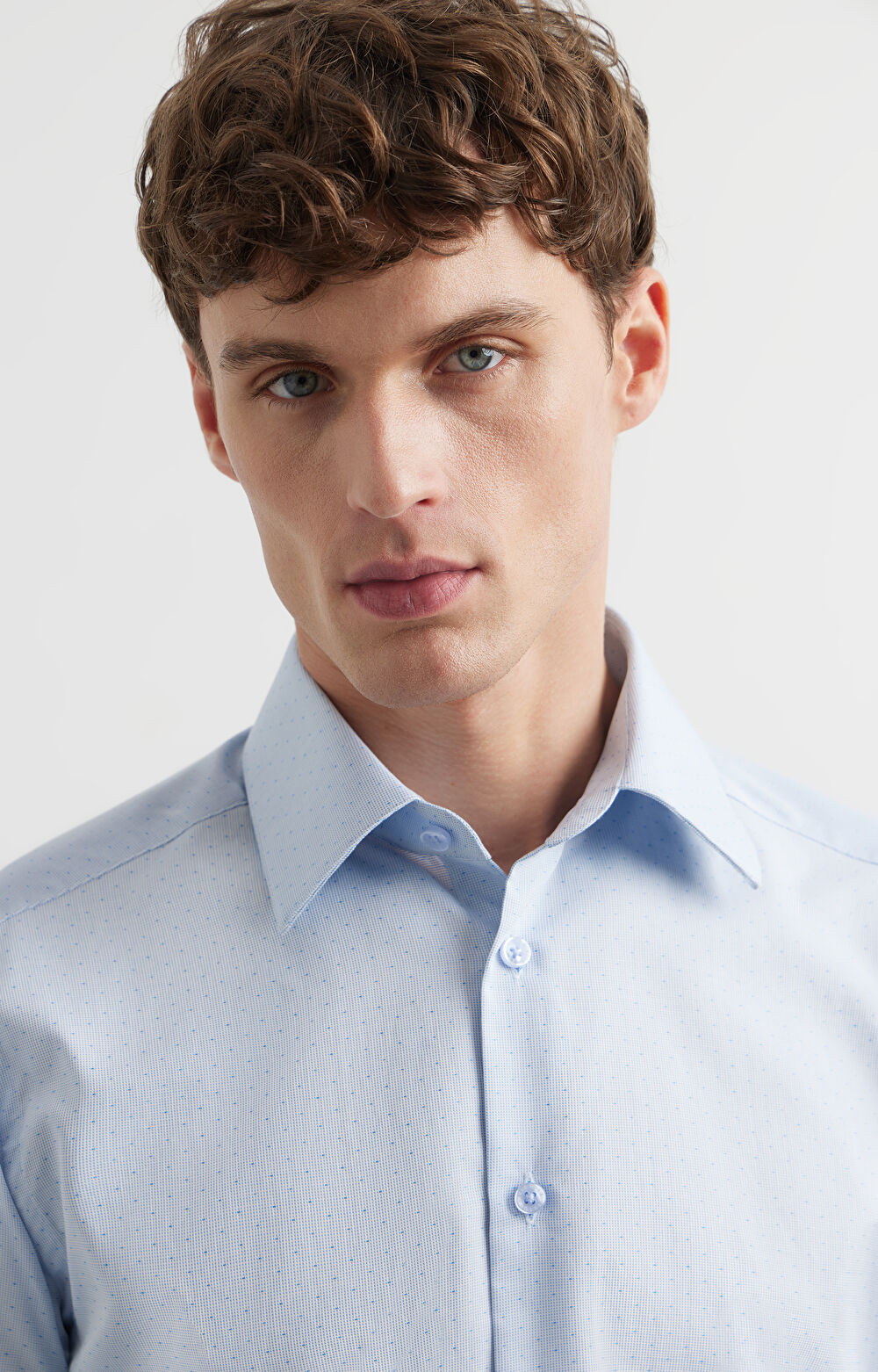 Koszula slim w mikrowzór - 2