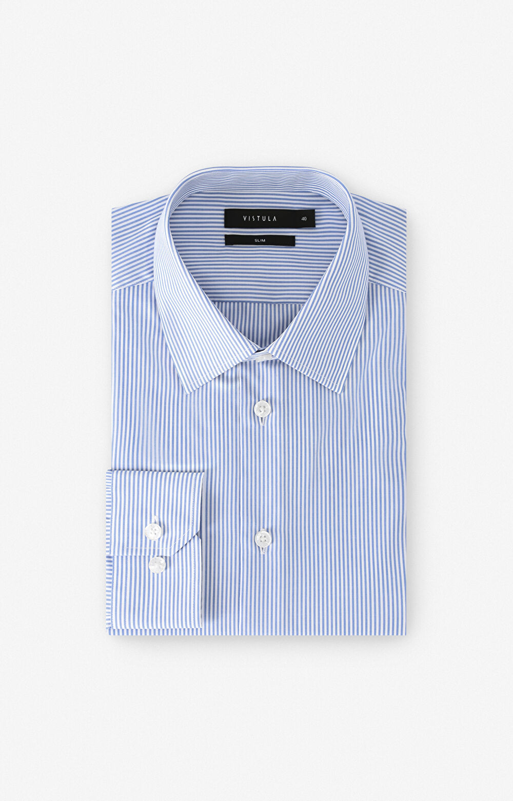 Koszula slim w paski - 2
