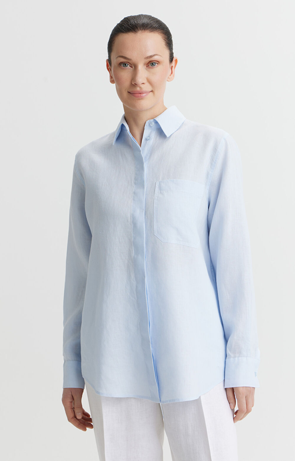 Lniana koszula regular fit