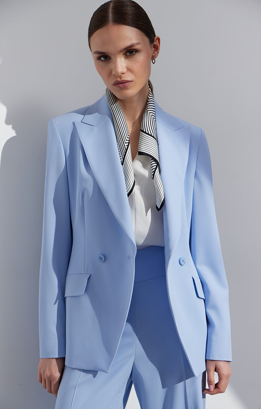 Dwurzędowa marynarka slim do garnituru - Mix&Match - 7