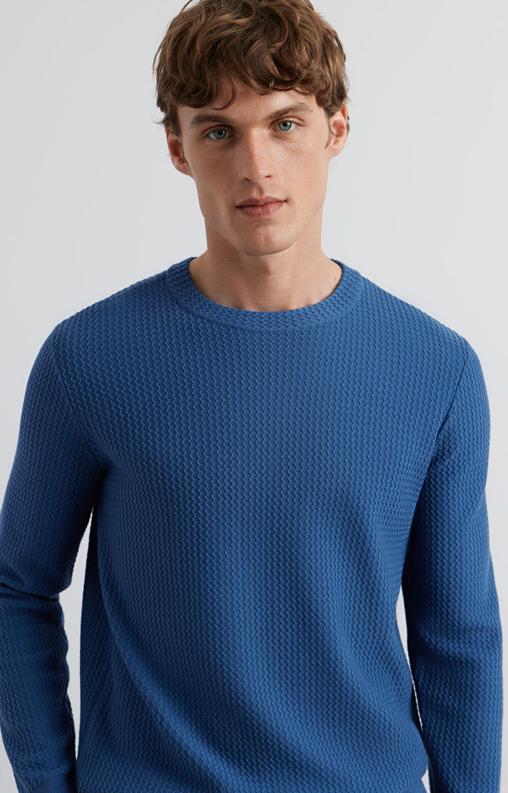 Sweter w mikrowzór - 5