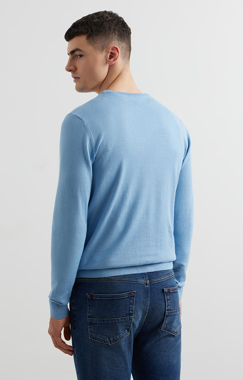 Sweter v-neck - 3