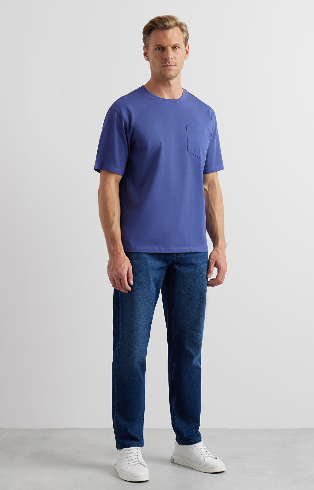 Gładki t-shirt - 3