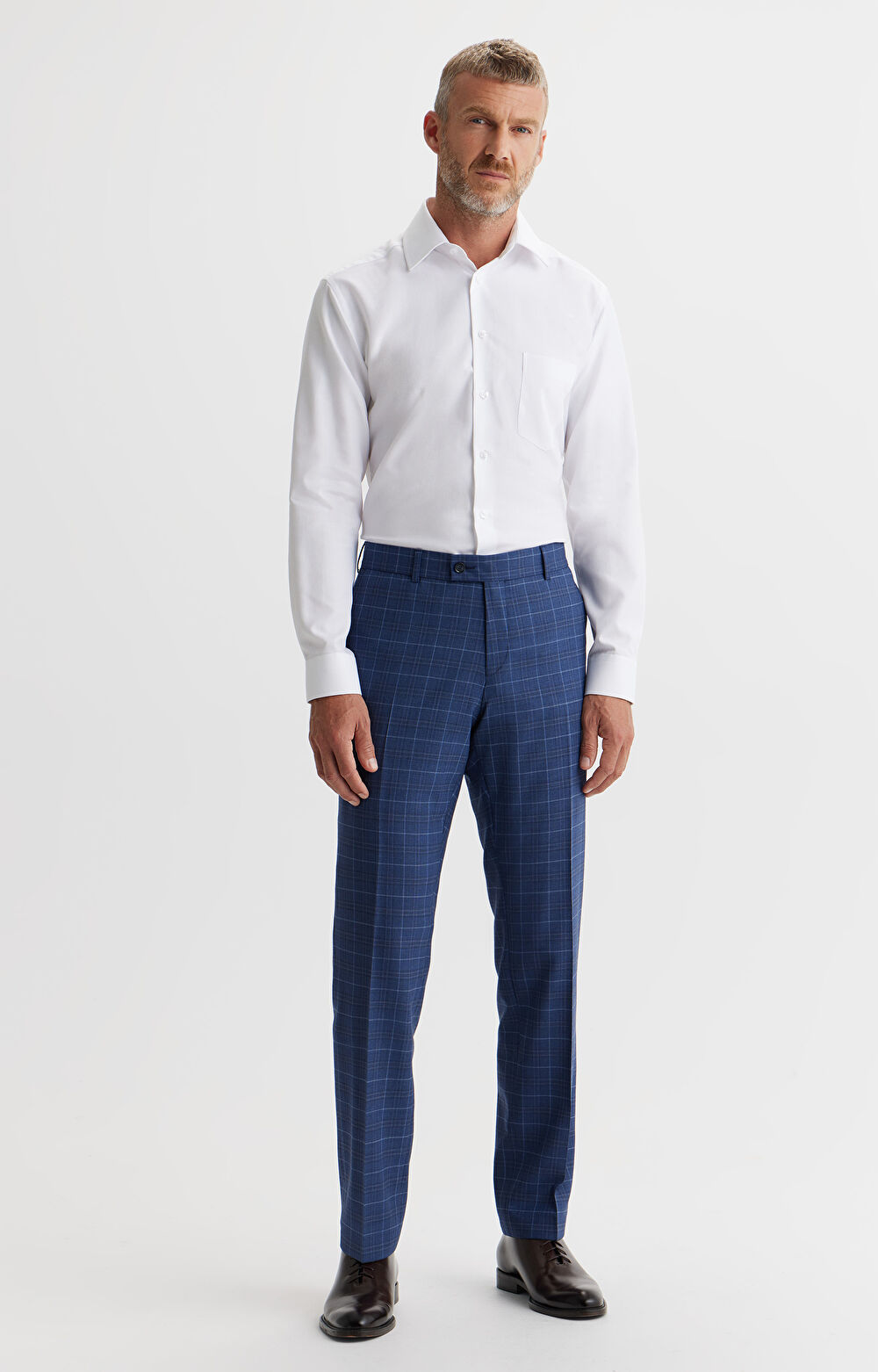 Wełniane spodnie super slim do garnituru - Mix&Match - 3