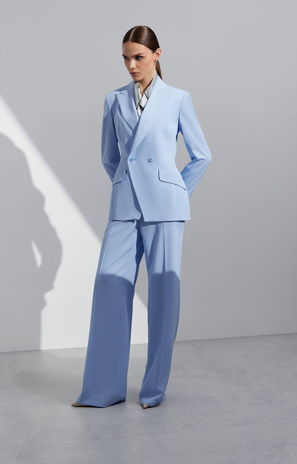 Spodnie regular do garnituru - Mix&Match - 5