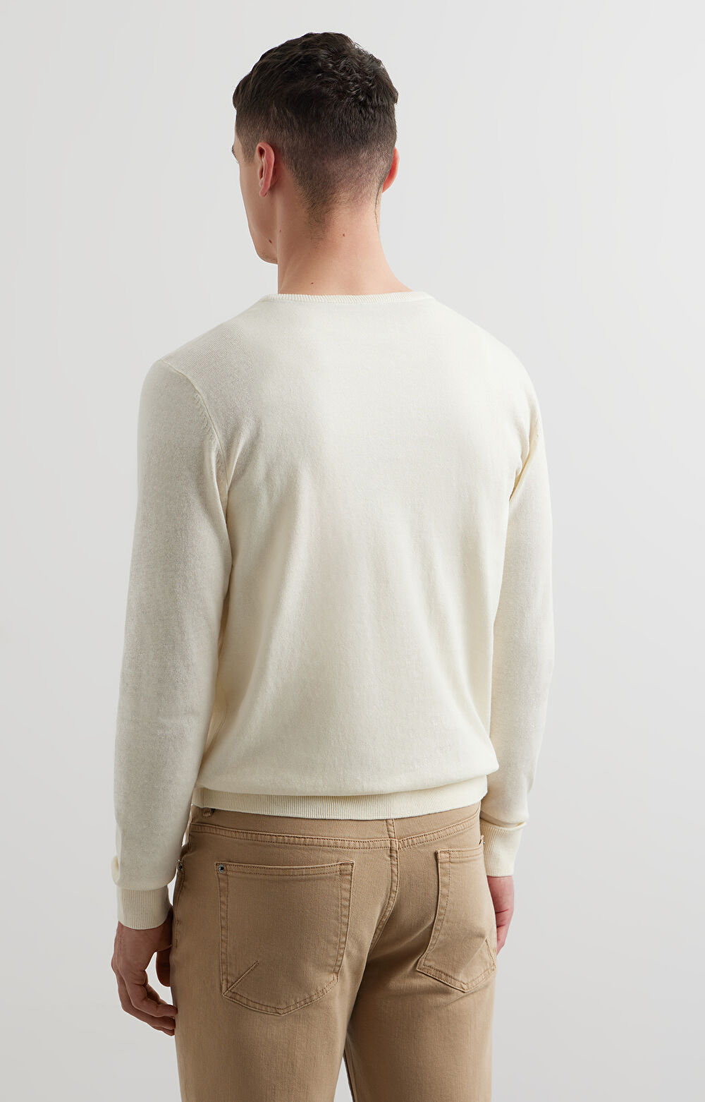 Sweter v-neck - 3