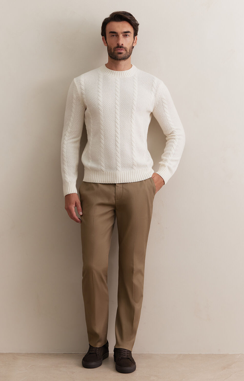 Sweter w geometryczny wzór - 3