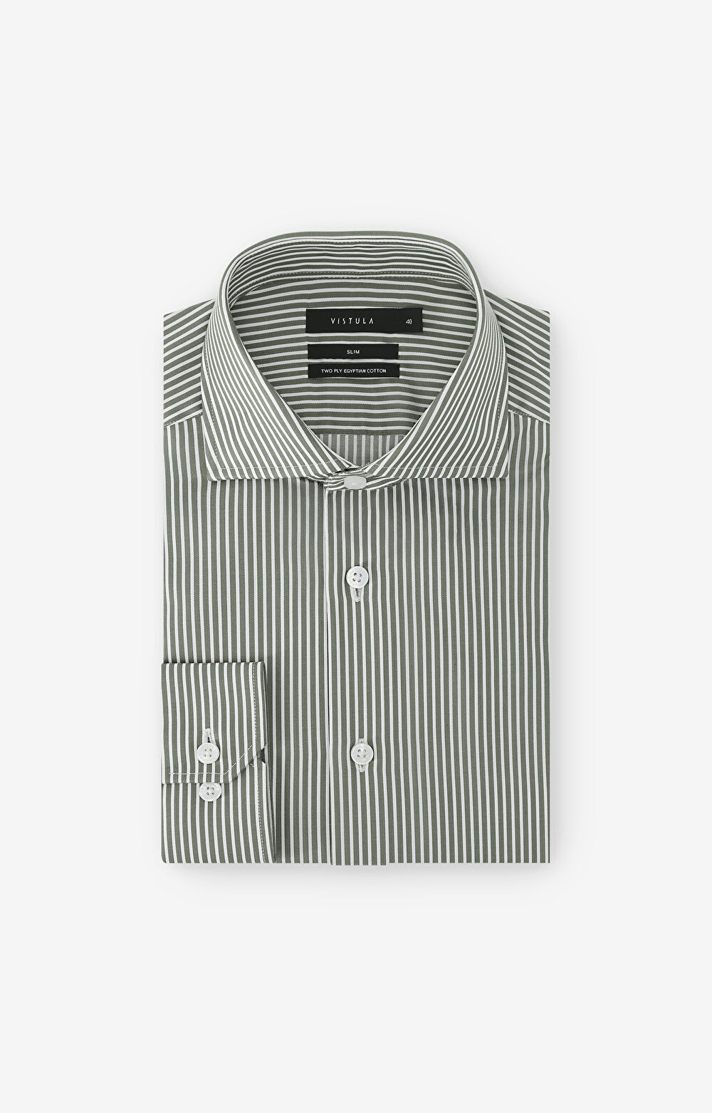 Koszula slim w prążek - 2