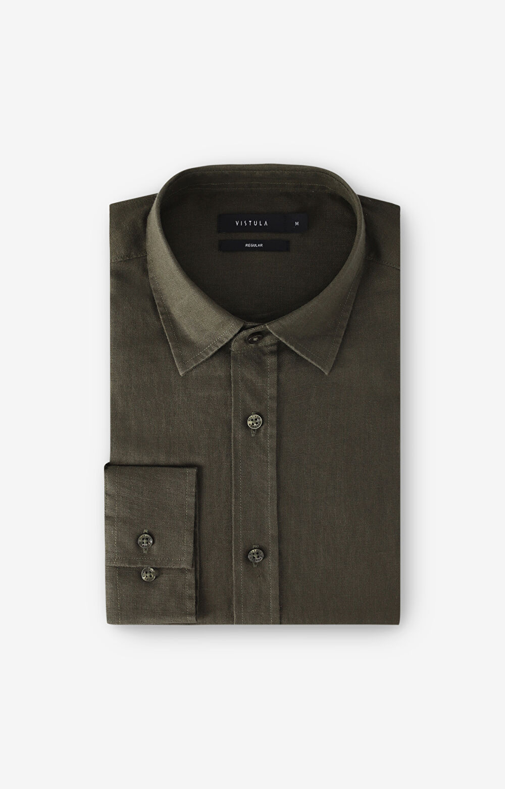 Lniana koszula regular - 2