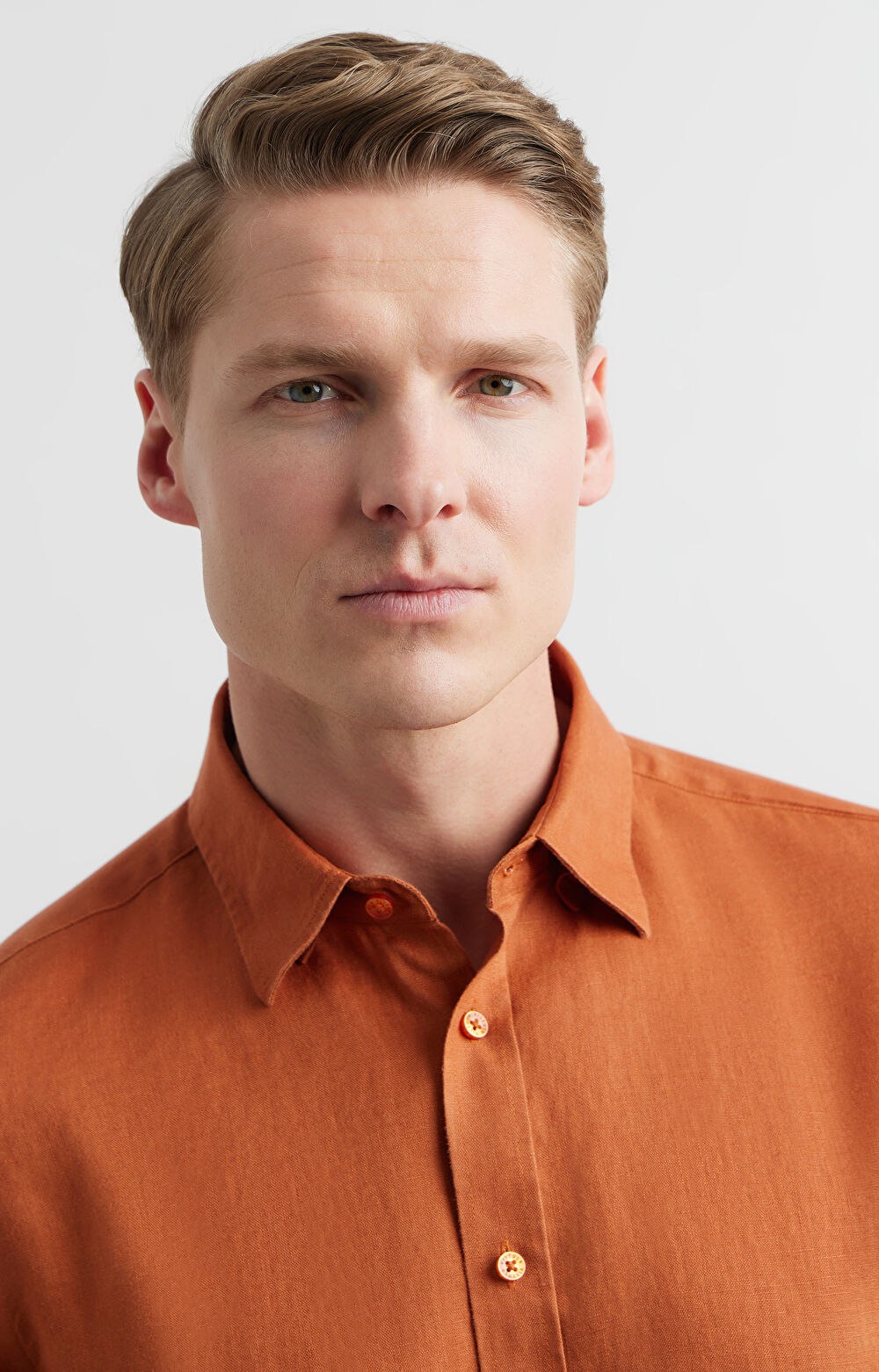 Lniana koszula regular - 3