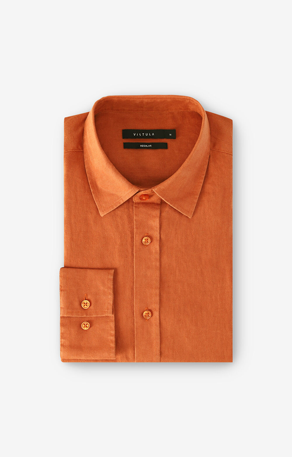 Lniana koszula regular - 2