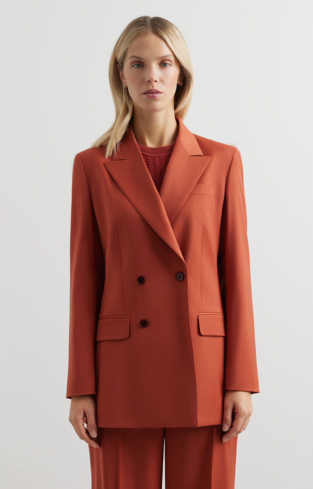 Dwurzędowa marynarka slim do garnituru - Mix&Match