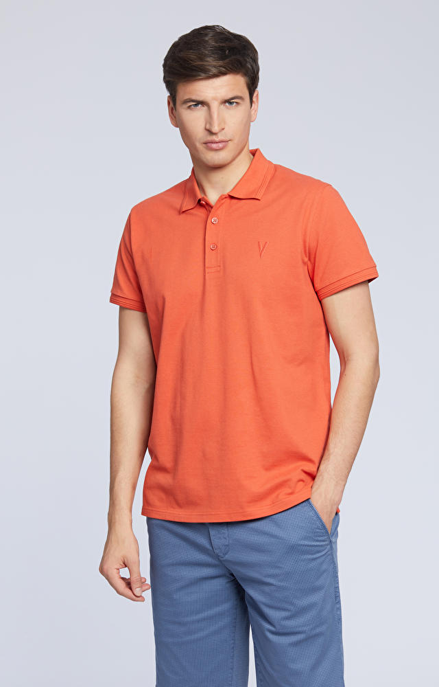 Bawełniane polo z logo - 2